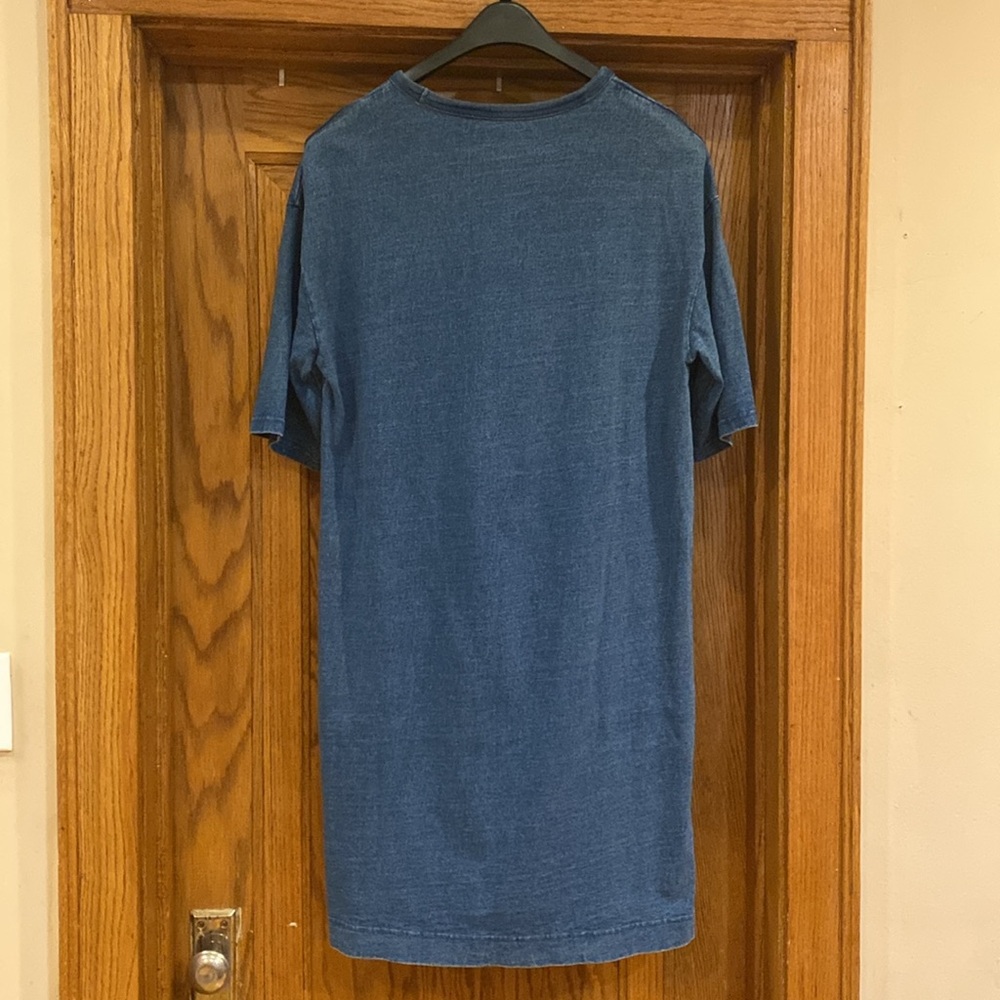 GAP Blue Short-Sleeve Knit T-Shirt Dress - Picture 6 of 8